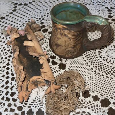 LOT 209  HIPPY DIPPY CLAY POTTERY RUMPH UNICORN