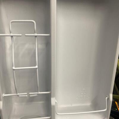 B5 Hisense mini fridge with small freezer, has a sticky part, and could use a cleaning. Works great!