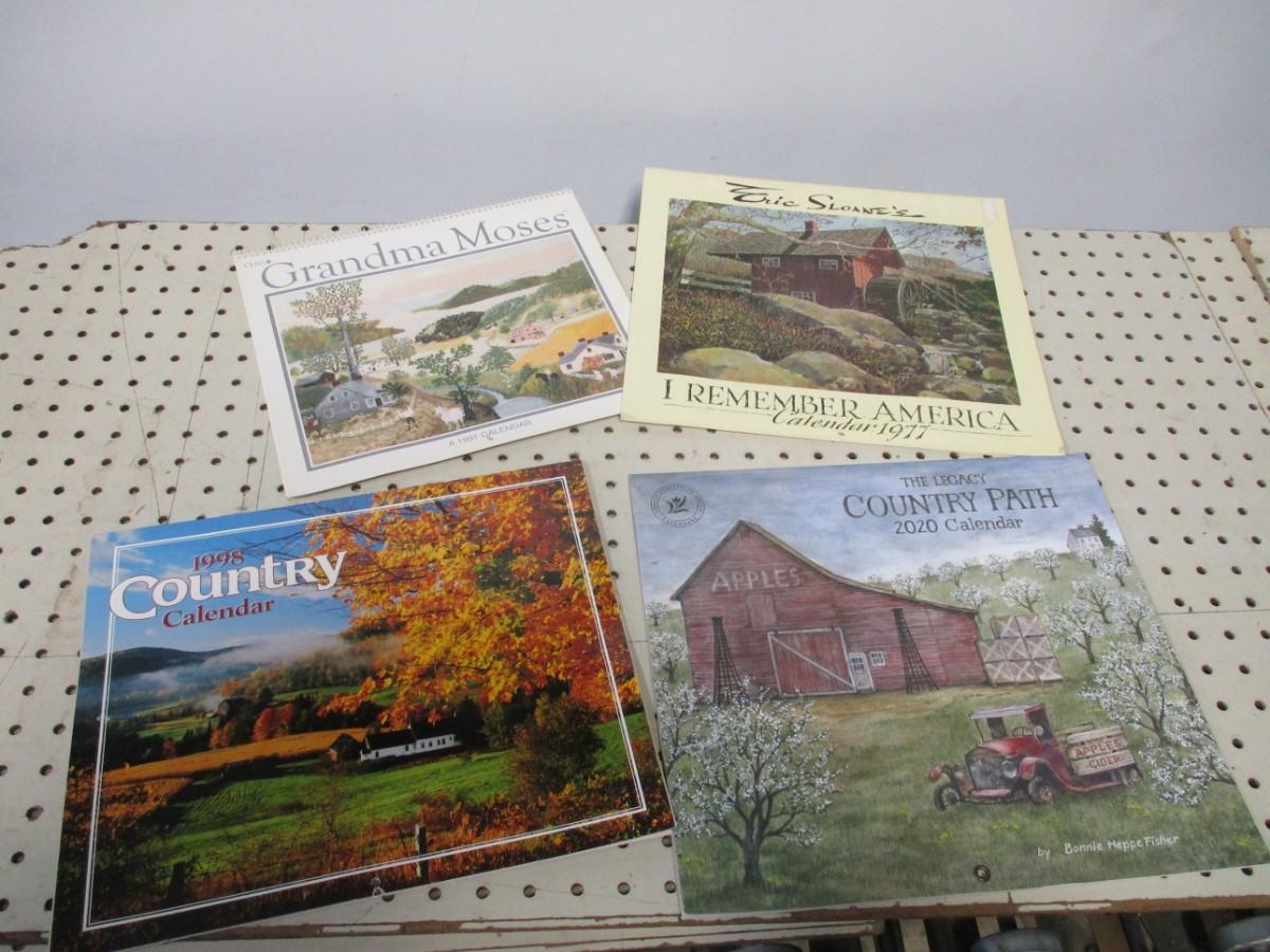 Back Issues Of Scenic Calendars Eric Sloane Bonnie Heppe Fisher