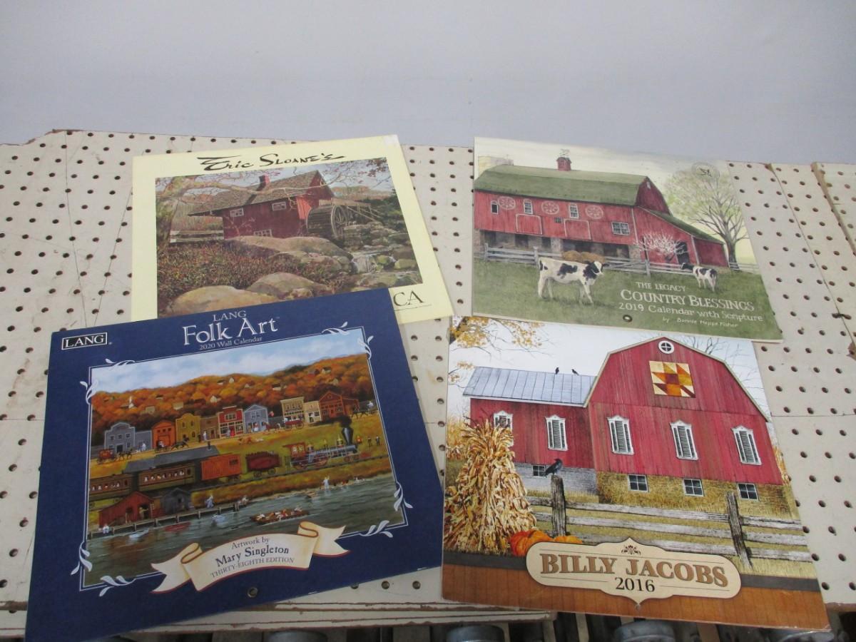 Back Issues Of Scenic Calendars Eric Sloane Bonnie Heppe Fisher