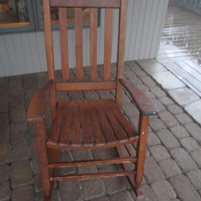 Wooden Rocking Chair (#1)