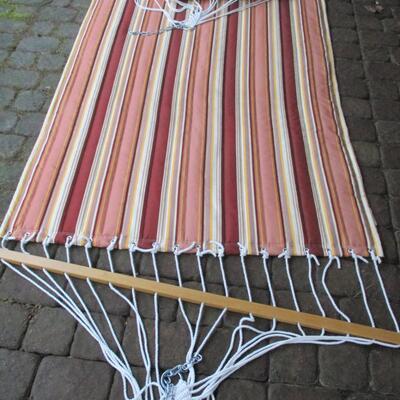 Rope and Canvas Hammock
