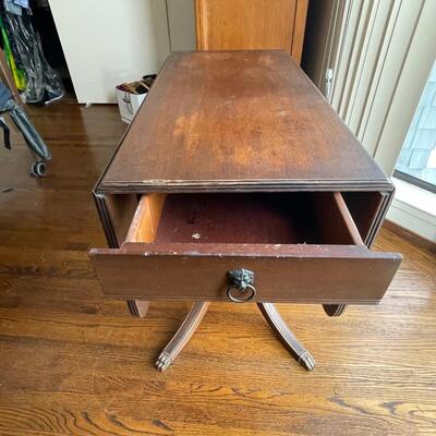 Double drop leaf Chippendale Table