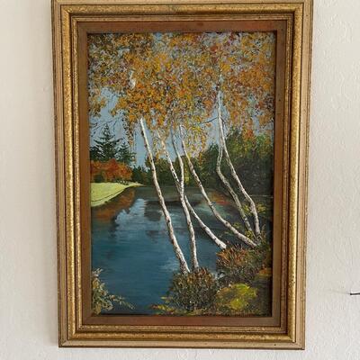 Birchwood River Painting
