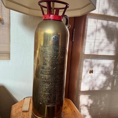 1960s Fire Extinguisher Lamp Retirement Gift