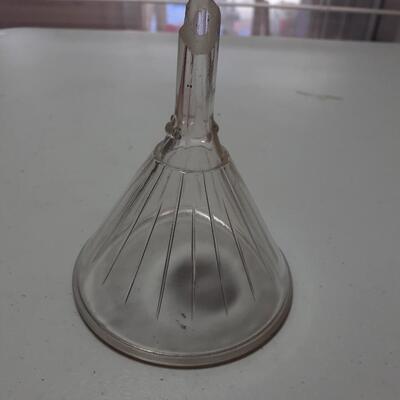Vintage glass funnel