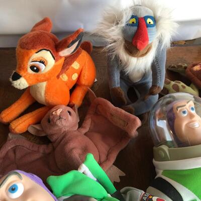 Plush toys Toy Story, Nemo, & Bambi