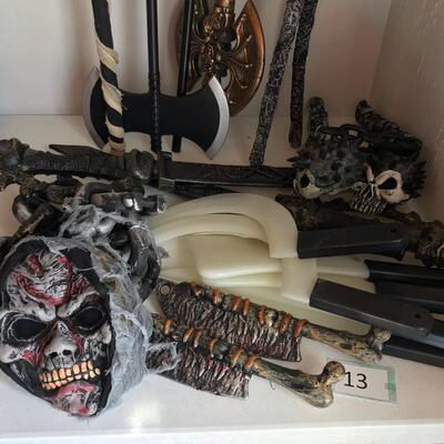 Lot of Swords, and masks