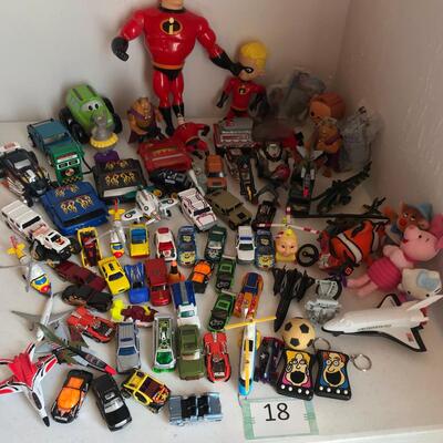 Lot of Cars & misc toys