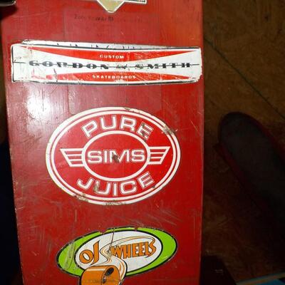 1950's "  Fiberflex Skateboard by Gordon Smith".