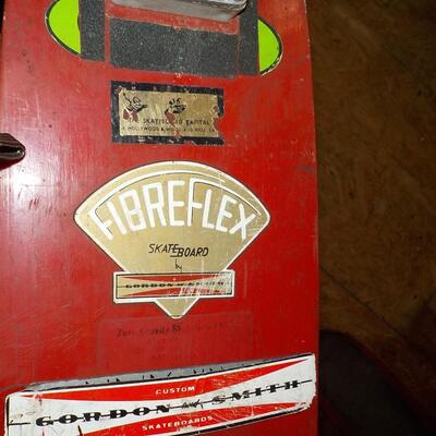 1950's "  Fiberflex Skateboard by Gordon Smith".