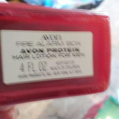Vintage 1970's Avon " Fire Alarm Box protein hair wash."