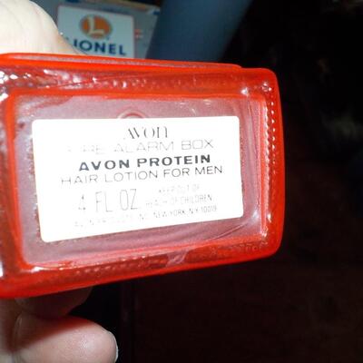 Vintage 1970's Avon " Fire Alarm Box protein hair wash."