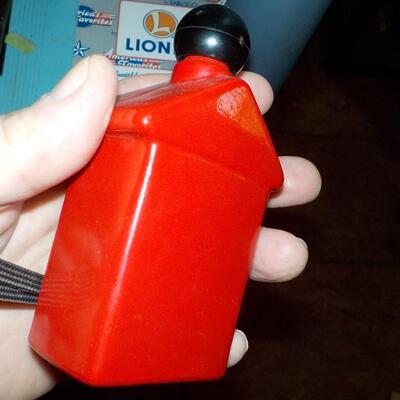 Vintage 1970's Avon " Fire Alarm Box protein hair wash."