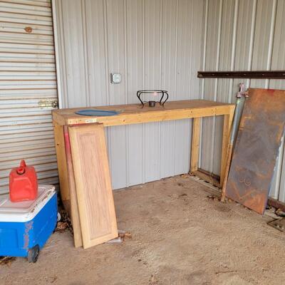 Saw Horses/Workbench/Tools