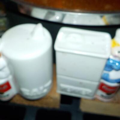 Salt and Pepper 1960's Campbell Soup Shakers."