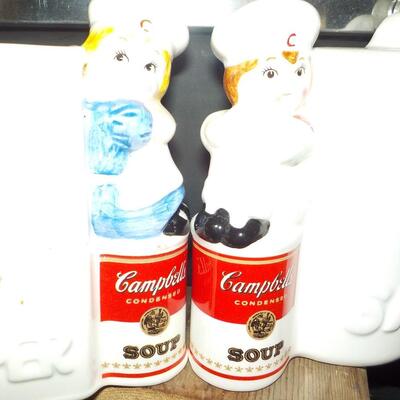 Salt and Pepper 1960's Campbell Soup Shakers."