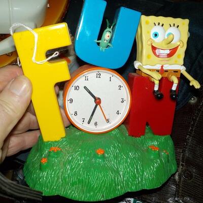 "Sponge Bob Vintage Alarm clock".