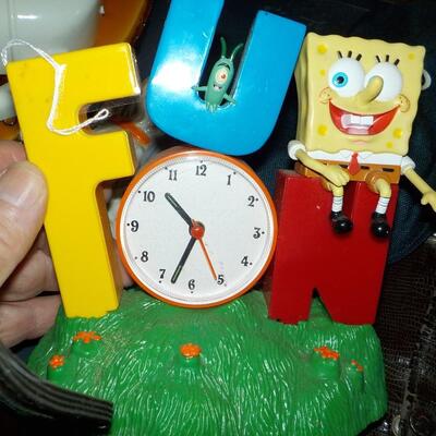 "Sponge Bob Vintage Alarm clock".
