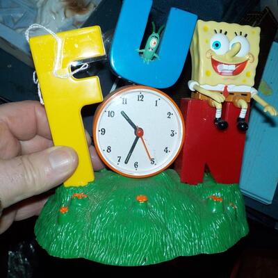 "Sponge Bob Vintage Alarm clock".