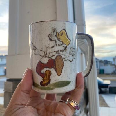 Kitschy Vintage old man mug