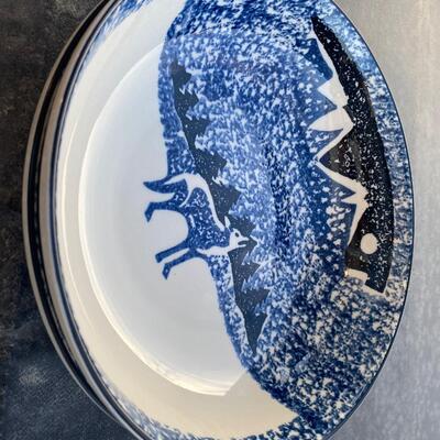 FolkCraft by Tienshan WOLF serving bowl bundle of two