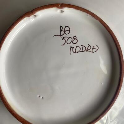 25 + Czech handpainted ceramic dishes  Keva Tupesy
