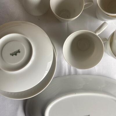Modernist Rosenthal fine bone China demitasse set for 10