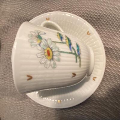 Swedish porcelain China demitasse set