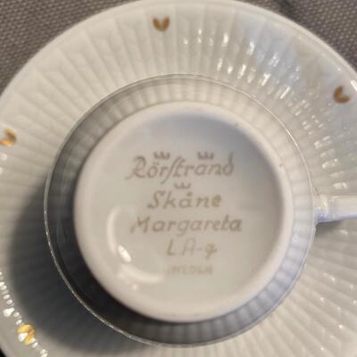 Swedish porcelain China demitasse set