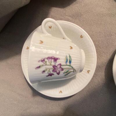 Swedish porcelain China demitasse set