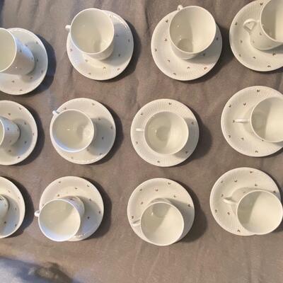 Swedish porcelain China demitasse set