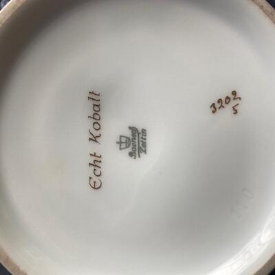 German Cobalt porcelain