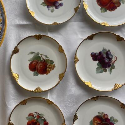 German/Bavarian handpainted Dessert plates
