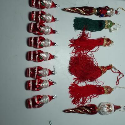 14 vintage Cristmas ornaments