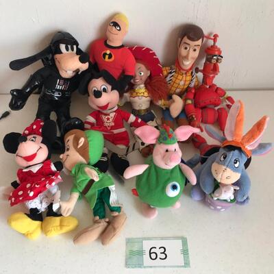 Disney Plush Beanie Toys