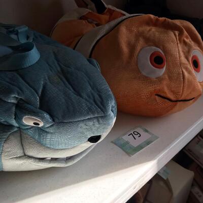 Childrens Costume Plush FINDING NEMO Nemo and Shark