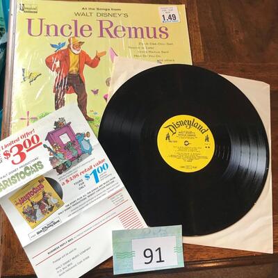 Disney's UNCLE REMUS 33 LP