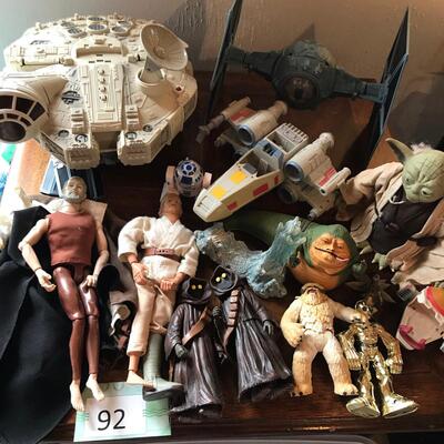 STAR WARS vintage action figures and vehicles