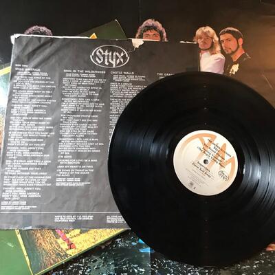 STYX The Grand Illusion Album with original band poster!