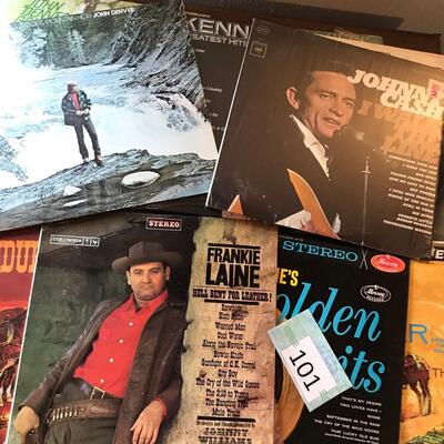 Lot of 7 Country Albums