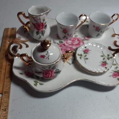Minature china tea set