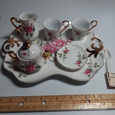 Minature china tea set