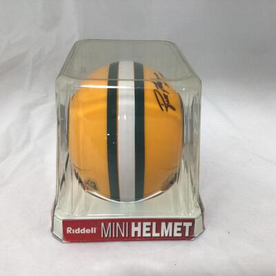 5) PACKERS | Brett Favre Signed Mini Helmet