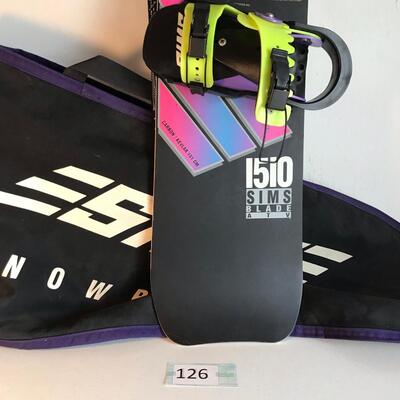 1510 SIMS Snow Board with case