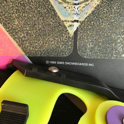 1510 SIMS Snow Board with case