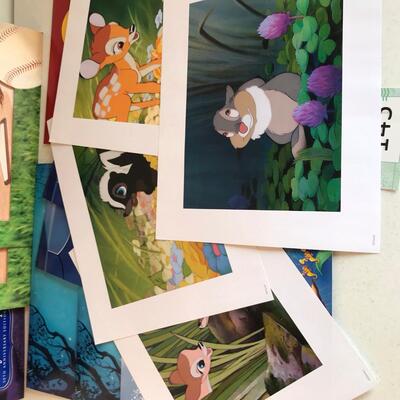 Disney Lithograph Prints new in envelopes