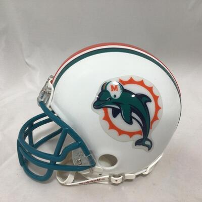 13) NFL | Dan Marino Signed Mini Helmet and Pictures