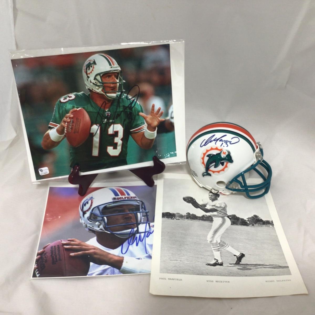 Sold at Auction: Dan Marino SIGNED NFL Miami Dolphins Ball Football