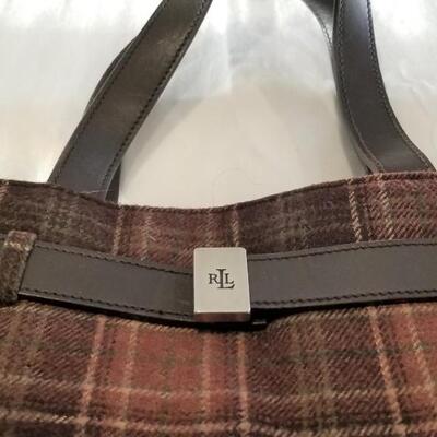 Lot #59  RALPH LAUREN handbag - great Fall Colors